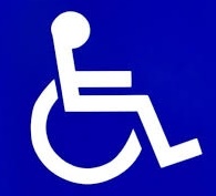 Logo osób niepełnosprawnych ruchowo