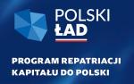 na granatowym tle napis: program repatriacji kapitału polski