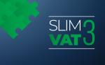 Napis: SLIM VAT 3. W lewym górnym rogu elementy puzzli. 