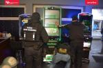 KAS i Policja zabezpieczyły w Zielonej Górze 18 nielegalnych automatów